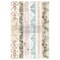 RedesignDecorTransfers®-DistressedBordersII-Totalsheetsize24x35,cutto2sheets rub-ons